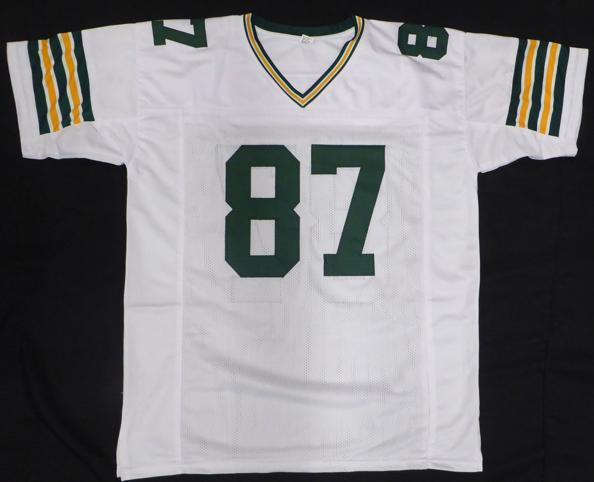 Green Bay Packers Robert Brooks Autographed White Jersey JSA #AU43226
