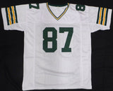 Green Bay Packers Robert Brooks Autographed White Jersey JSA #AU43226