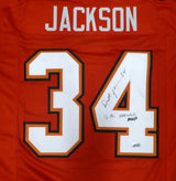 Tampa Bay Buccaneers Dexter Jackson Autographed Red Jersey "S.B. XXXVII MVP" Beckett BAS QR #BN14839