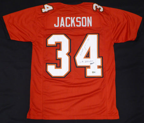 Tampa Bay Buccaneers Dexter Jackson Autographed Red Jersey "S.B. XXXVII MVP" Beckett BAS QR #BN14840