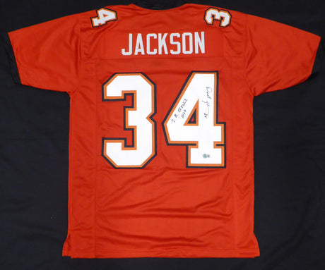 Tampa Bay Buccaneers Dexter Jackson Autographed Red Jersey "S.B. XXXVII MVP" Beckett BAS QR #BN14841