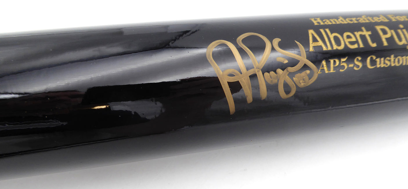 Albert Pujols Autographed Marucci Player Model Bat St. Louis Cardinals Beckett BAS Witness #WZ08085