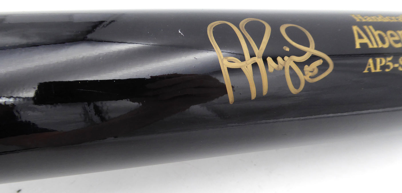 Albert Pujols Autographed Marucci Player Model Bat St. Louis Cardinals Beckett BAS Witness #WZ08020
