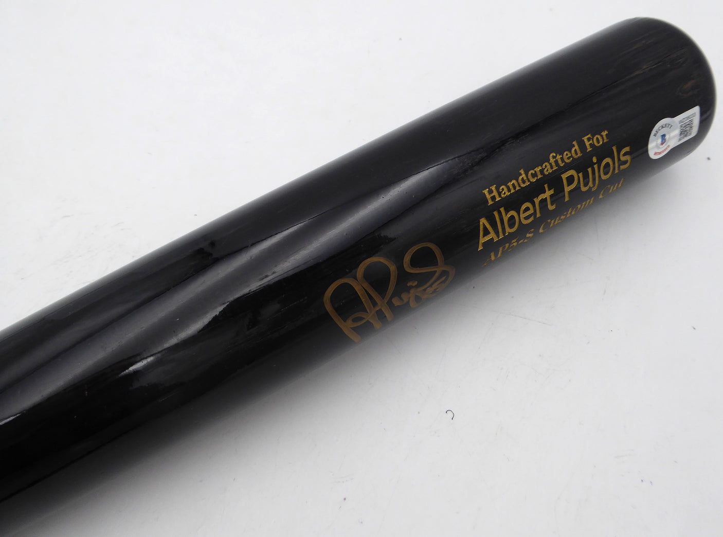 Albert Pujols Autographed Marucci Player Model Bat St. Louis Cardinals Beckett BAS Witness #WZ08033