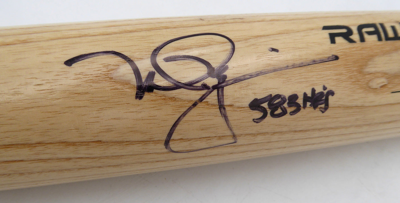 Mark McGwire Autographed Rawlings Bat Oakland A's, St. Louis Cardinals "583 HR's" MLB Holo #VS304203