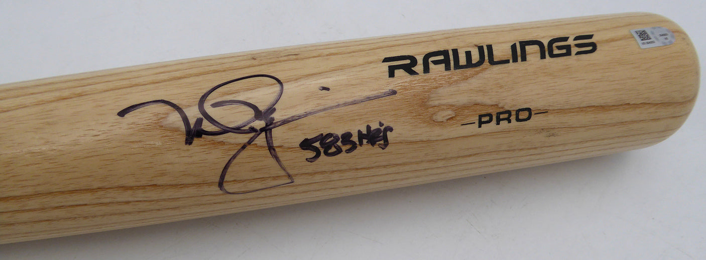 Mark McGwire Autographed Rawlings Bat Oakland A's, St. Louis Cardinals "583 HR's" MLB Holo #VS304203