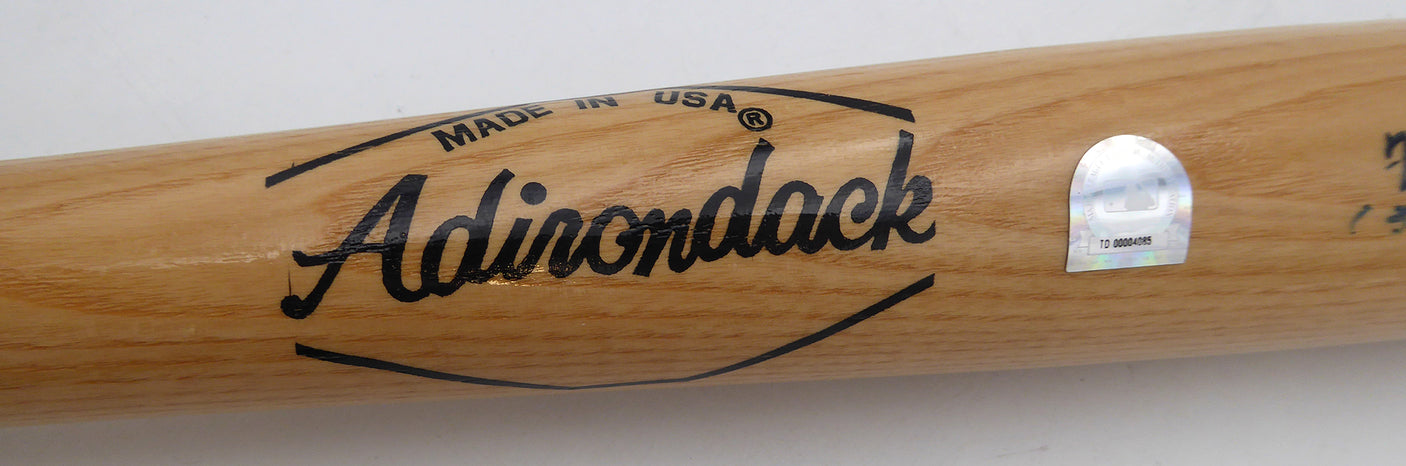 Warren Spahn Autographed Adirondack Bat Milwaukee Braves "13X 20 Game Winner" MLB Holo #TD 00004085