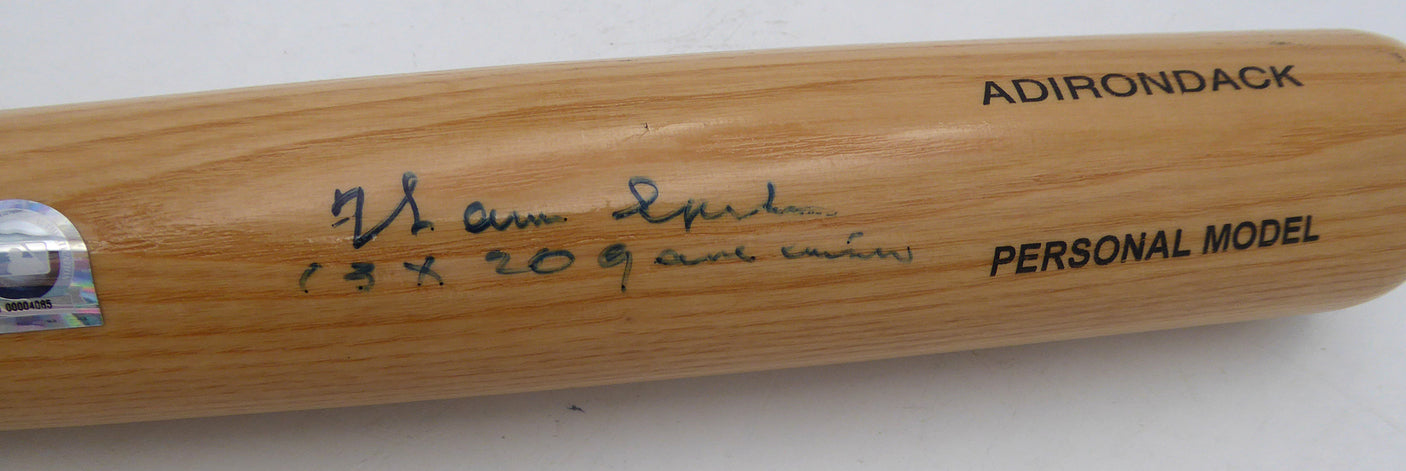 Warren Spahn Autographed Adirondack Bat Milwaukee Braves "13X 20 Game Winner" MLB Holo #TD 00004085