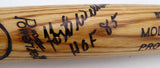 Hoyt Wilhelm Autographed Louisville Slugger Bat New York Giants "HOF 85" Beckett BAS QR #BS30666