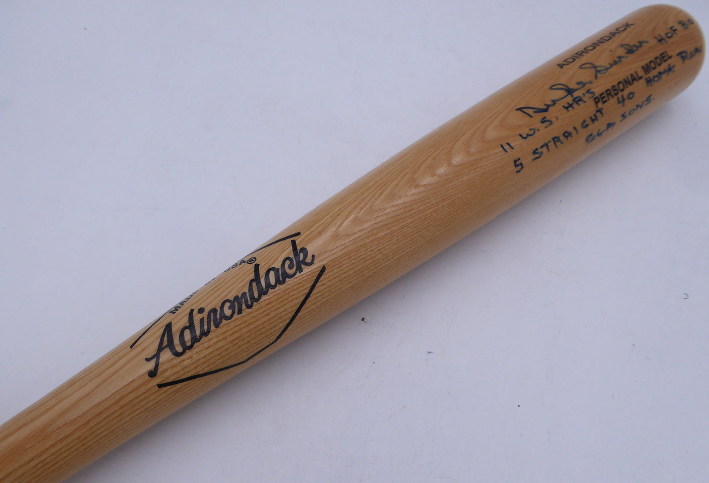 Duke Snider Autographed Adirondack Bat Brooklyn Dodgers "HOF 80, 11 W.S. HR's, 5 Straight 40 Home Run Seasons" PSA/DNA #H73548