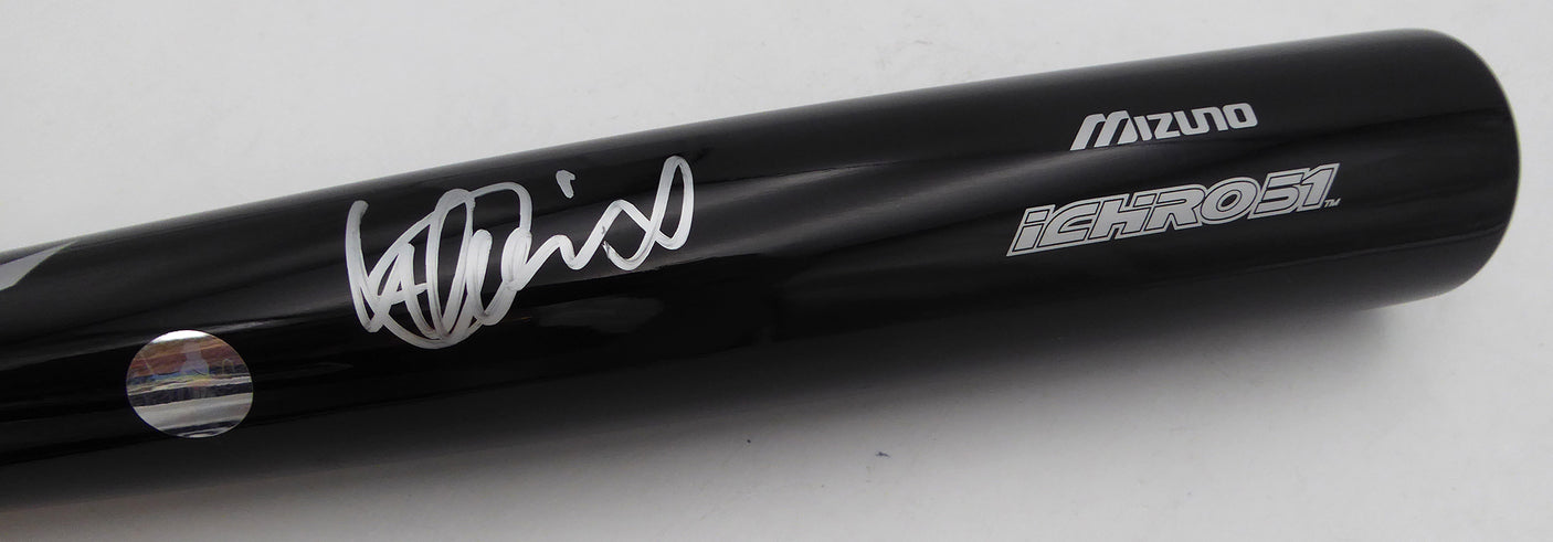 Ichiro Suzuki Autographed Mizuno Bat Seattle Mariners IS Holo SKU #253202