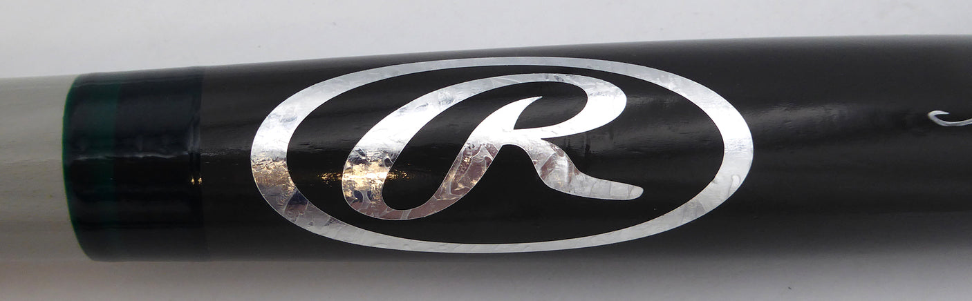 Jarred Kelenic Autographed Rawlings Bat Seattle Mariners, Atlanta Braves Beckett BAS Witness #WL45049