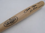 Pete Rose Autographed Louisville Slugger Bat Cincinnati Reds "Hit King" (Smudged) Beckett BAS Witness #W787864
