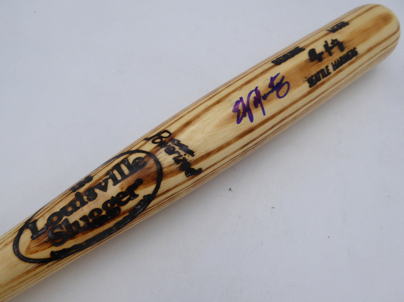 Edgar Martinez Autographed Louisville Slugger Player Model Bat Seattle Mariners MCS Holo #87023