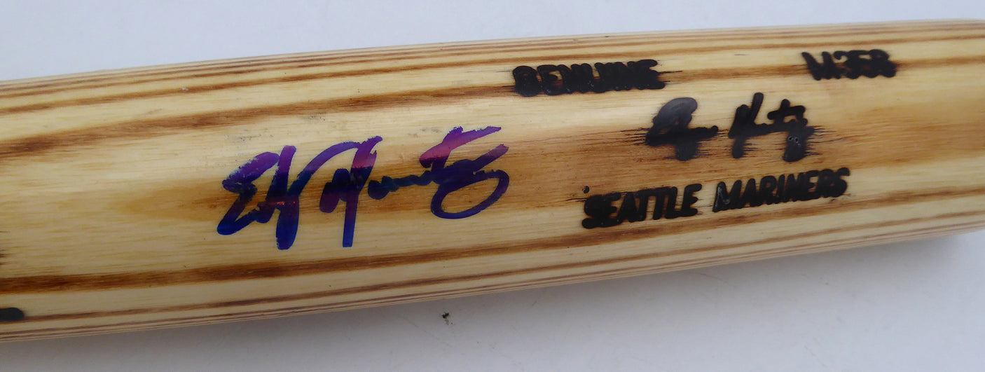 Edgar Martinez Autographed Louisville Slugger Player Model Bat Seattle Mariners MCS Holo #87023