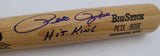 Pete Rose Autographed Rawlings Bat Cincinnati Reds "Hit King" PSA/DNA #Q92078