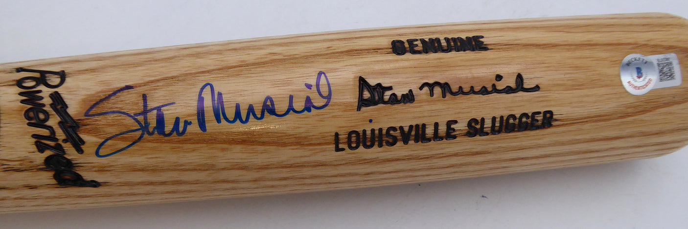 Stan Musial Autographed Louisville Slugger Bat St. Louis Cardinals Beckett BAS #BL93388