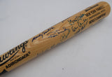 1978 New York Yankees Team Autographed Rawlings Bat 25 Signatures Including Reggie Jackson & Yogi Berra Beckett BAS #AE16701