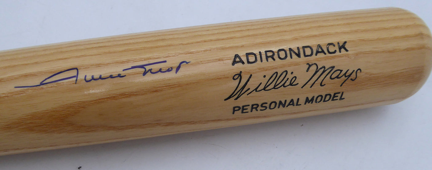 Willie Mays Autographed Adirondack Bat San Francisco Giants Beckett BAS #AE16704