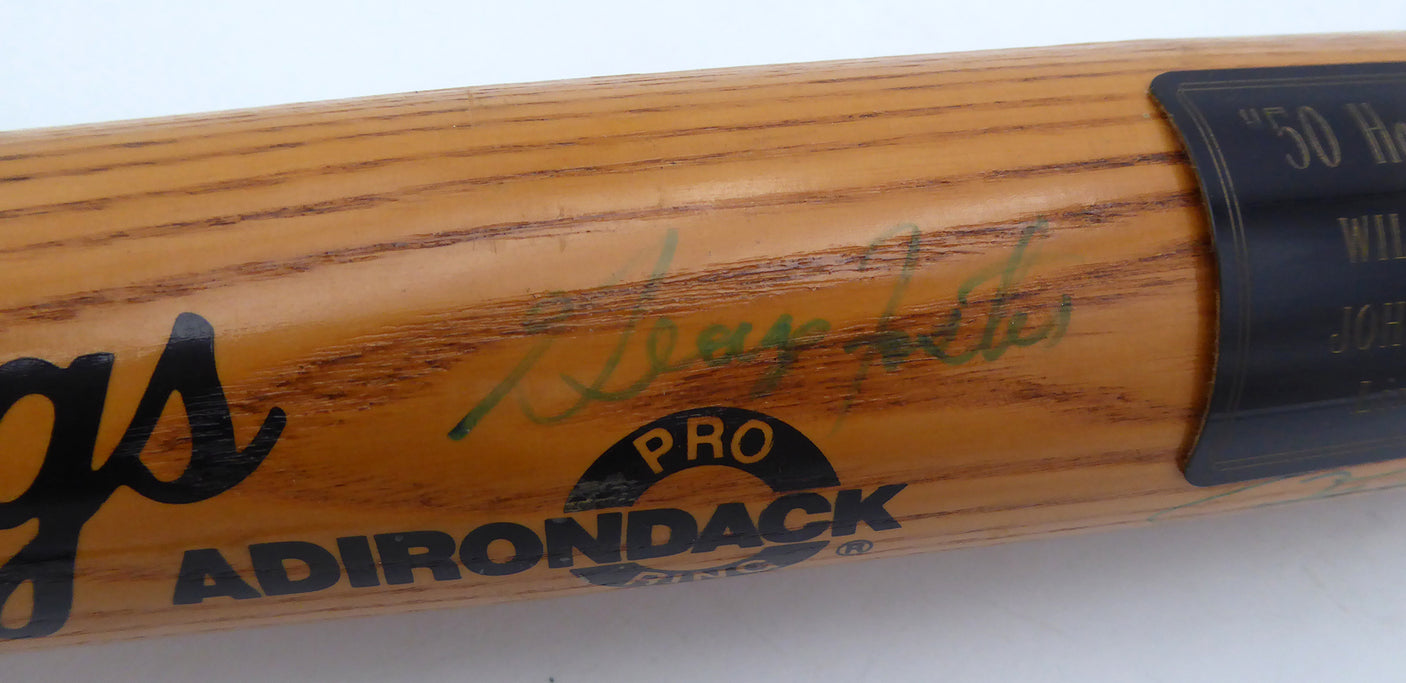50 HR Club Autographed Rawlings Bat 4 Signatures 4 Signatures Including Willie Mays PSA/DNA #S04922
