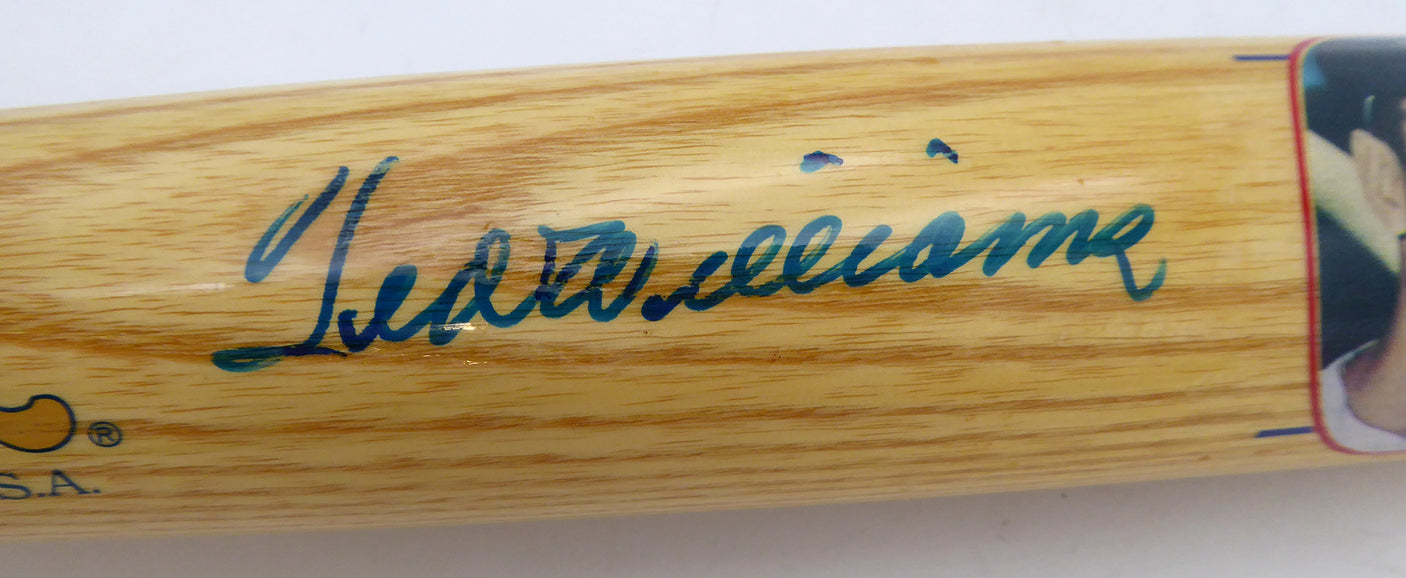 Ted Williams Autographed Cooperstown Bat Boston Red Sox JSA #ZZ44397