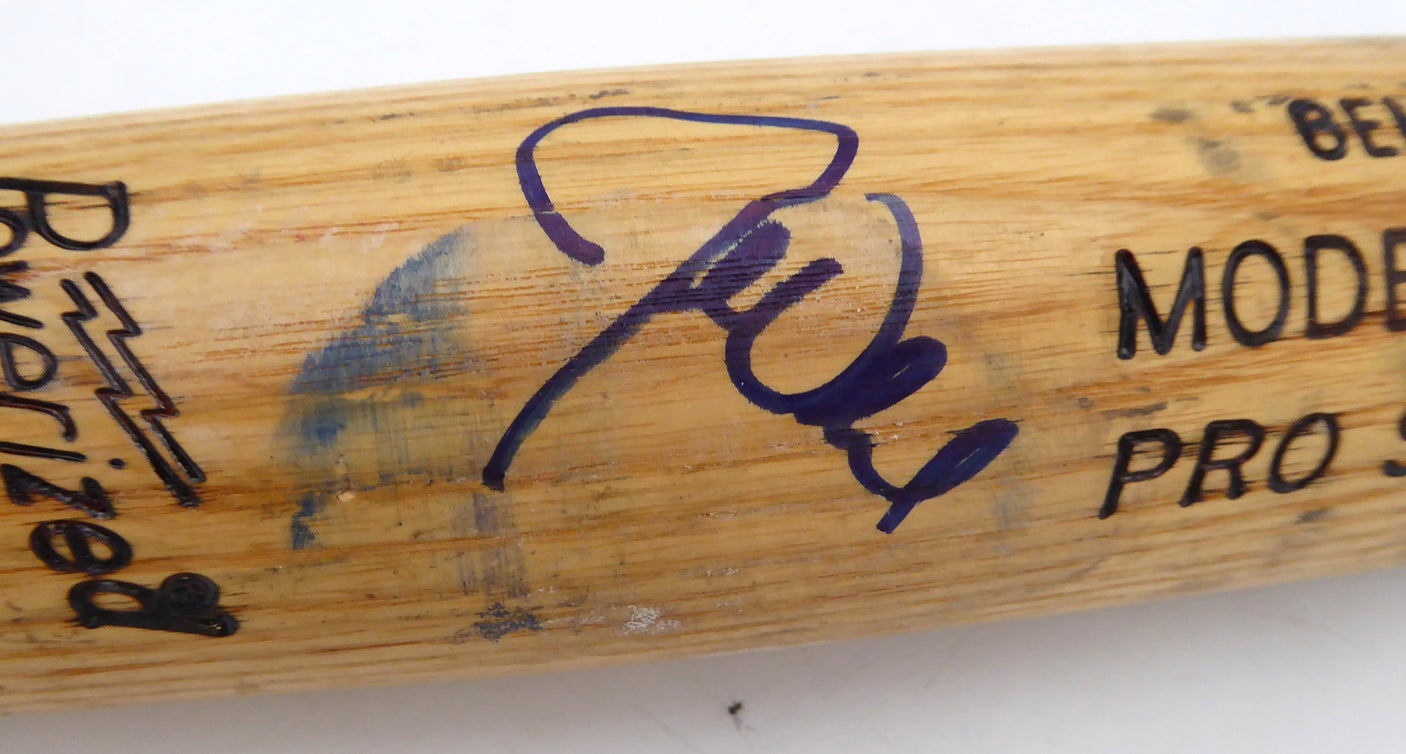 John Olerud Autographed Game Used Louisville Slugger Bat M's, Blue Jays Beckett BAS QR #BS30665