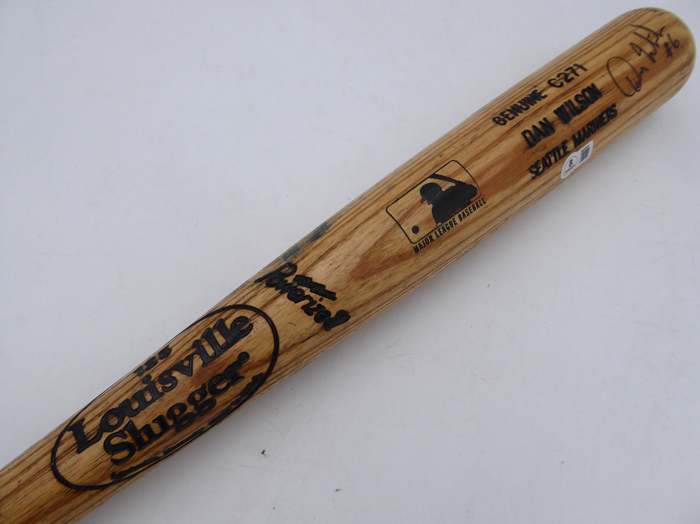 Dan Wilson Autographed Game Used Louisville Slugger C271 Bat Seattle Mariners Beckett BAS QR #BS30557