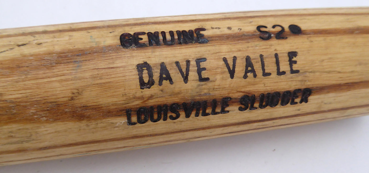 Dave Valle Unsigned Game Used Louisville Slugger S2 Bat Seattle Mariners SKU #253269