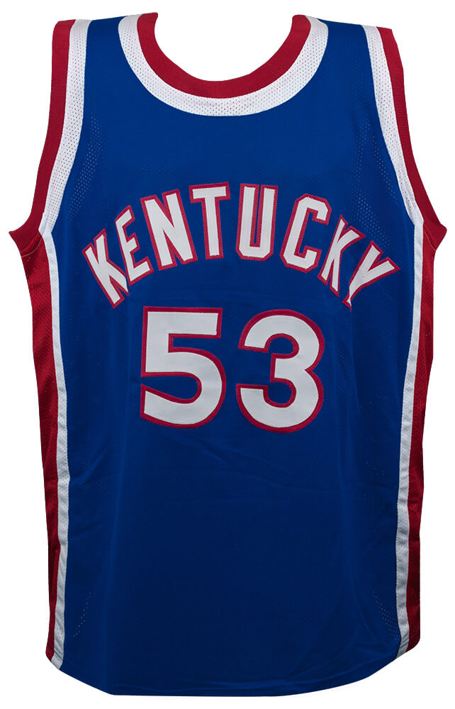 Artis Gilmore Signed Blue Throwback Custom Basketball Jersey w/72 ABA MVP