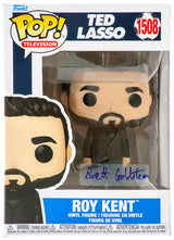 Brett Goldstein Signed Ted Lasso Roy Kent In Black Suit Funko Pop Doll #1508