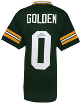 Matthew Golden Signed Green Custom Football Jersey