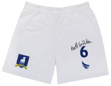 Brett Goldstein Signed Ted Lasso AFC Richmond Roy Kent #6 White Soccer Training Shorts
