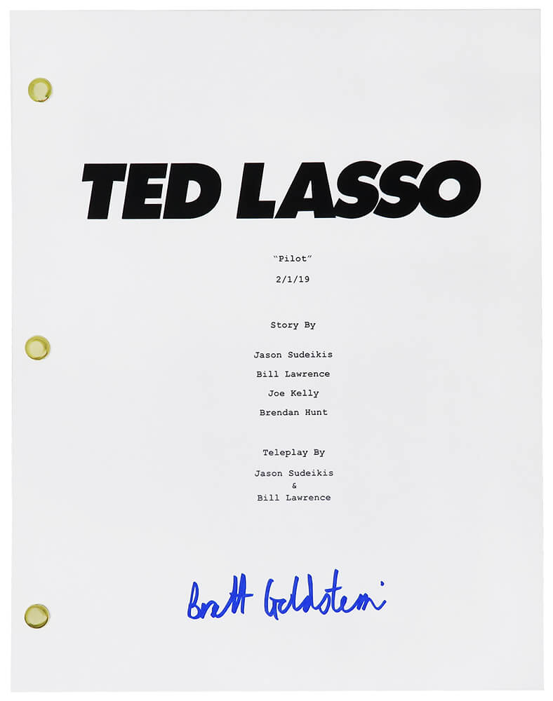 Brett Goldstein (Roy Kent) Signed Ted Lasso Pilot Episode 40-page Script