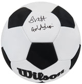 Brett Goldstein (Roy Kent) Signed Wilson Black & White Size 5 Soccer Ball
