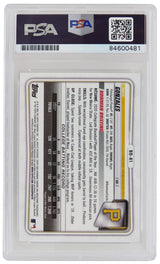 Nick Gonzales Signed Pittsburgh Pirates 2020 Topps Bowman Chrome Baseball Rookie Card #BD-81 (PSA/DNA Encapsulated)