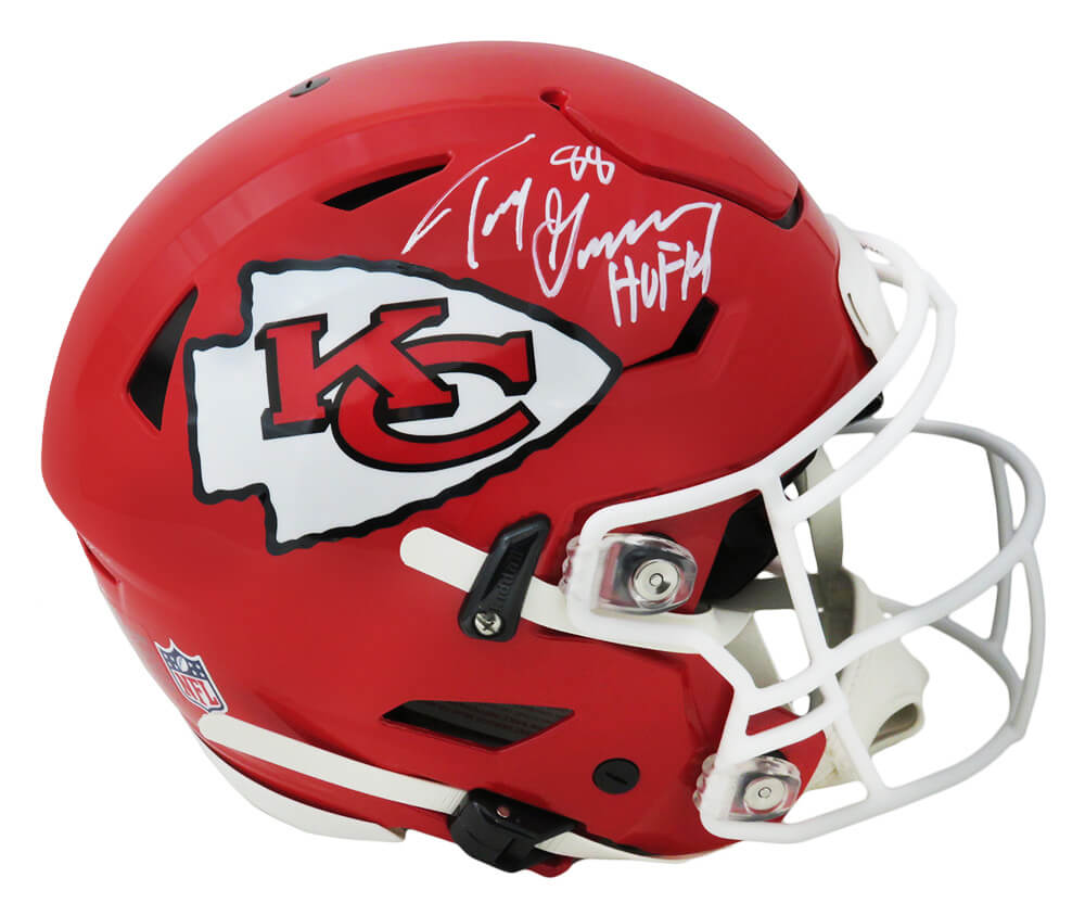 Tony Gonzalez Signed Kansas City Chiefs SpeedFlex Riddell Speed Authentic Helmet w/HOF'19