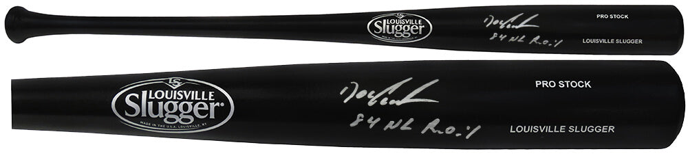 Dwight Gooden Signed Louisville Slugger Pro Stock Black Baseball Bat w/84 NL ROY