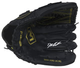 Dwight Gooden Signed Franklin Black Baseball Fielders Glove