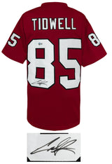 Cuba Gooding Jr Signed Red 'Tidwell #85' Custom Football Jersey - (Beckett)