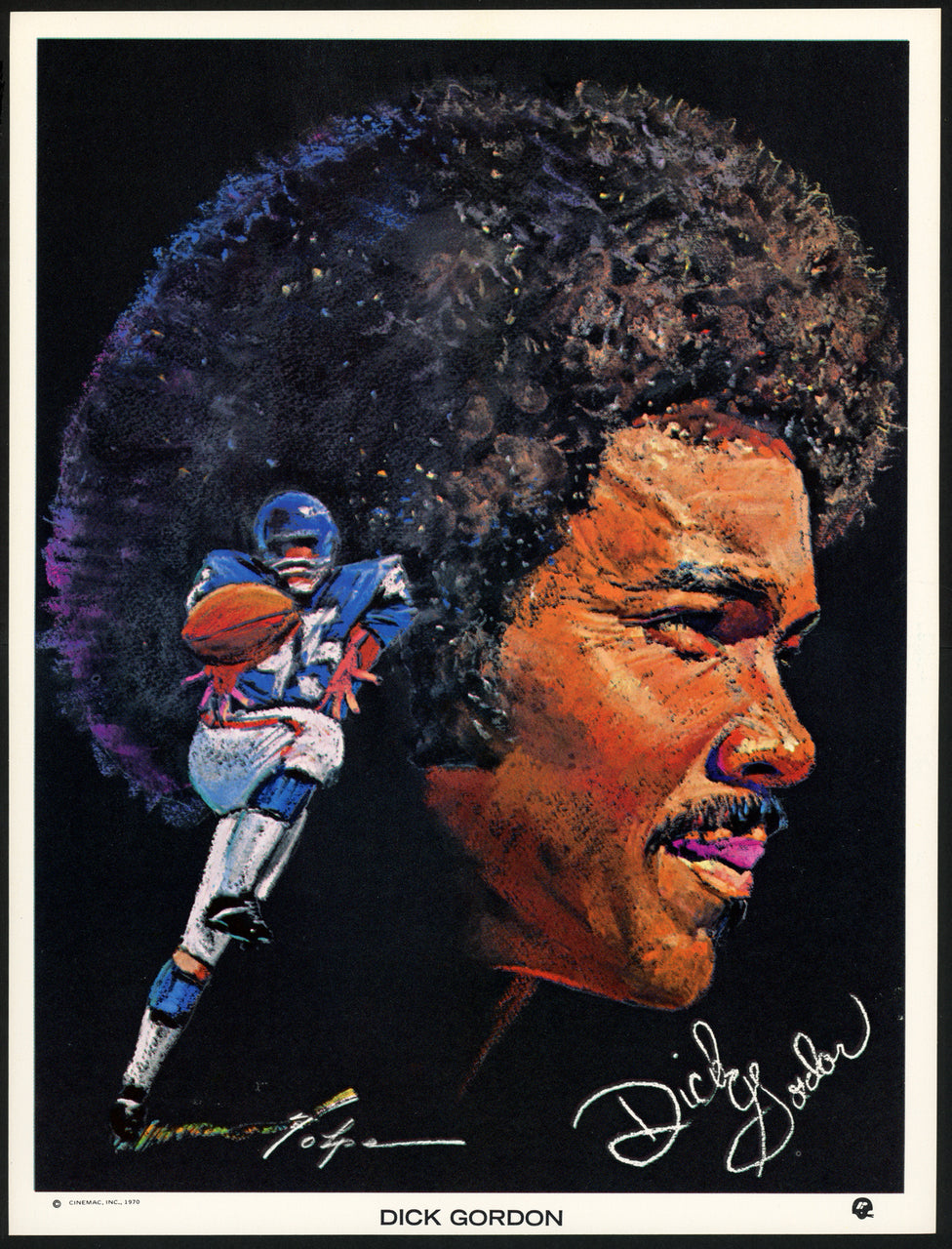 1970 Clark Oil Volpe Card Set (8) Chicago Bears Including Dick Butkus SKU #148053