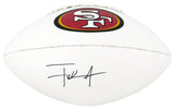 Frank Gore Signed San Francisco 49ers Logo Franklin White Football