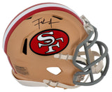 Frank Gore Signed San Francisco 49ers Throwback Riddell Speed Mini Helmet