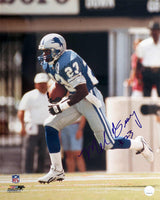 Mel Gray Signed Detroit Lions Blue Jersey Action 16x20 Photo