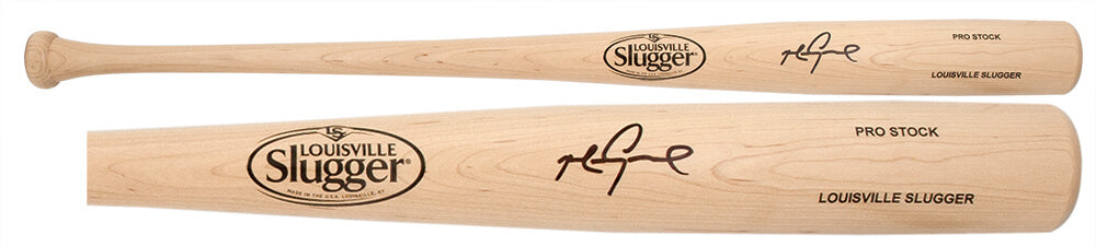 Mark Grace Signed Louisville Slugger Pro Stock Blonde Baseball Bat