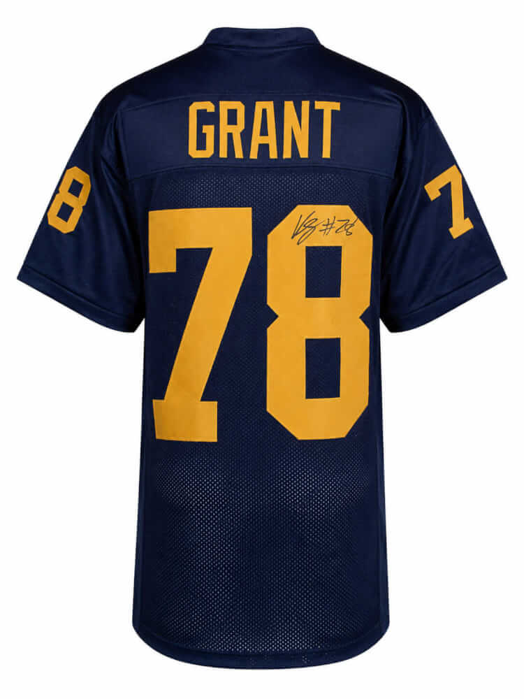 Kenneth Grant Signed Navy Custom College Football Jersey