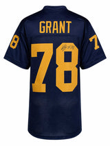 Kenneth Grant Signed Navy Custom College Football Jersey