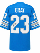 Mel Gray Signed Blue Throwback Custom Football Jersey