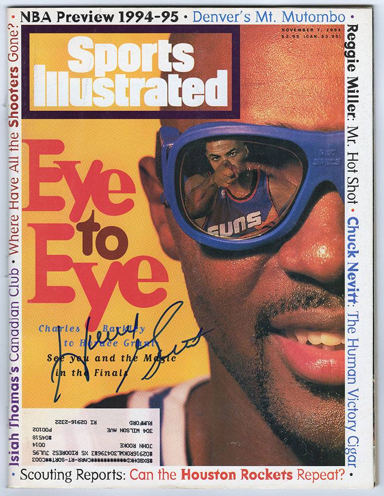 Horace Grant Signed Orlando Magic Sports Illustrated November 7, 1994 Original Magazine