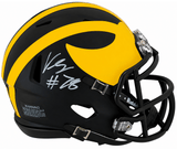 Kenneth Grant Signed Michigan Wolverines Riddell Speed Mini Helmet