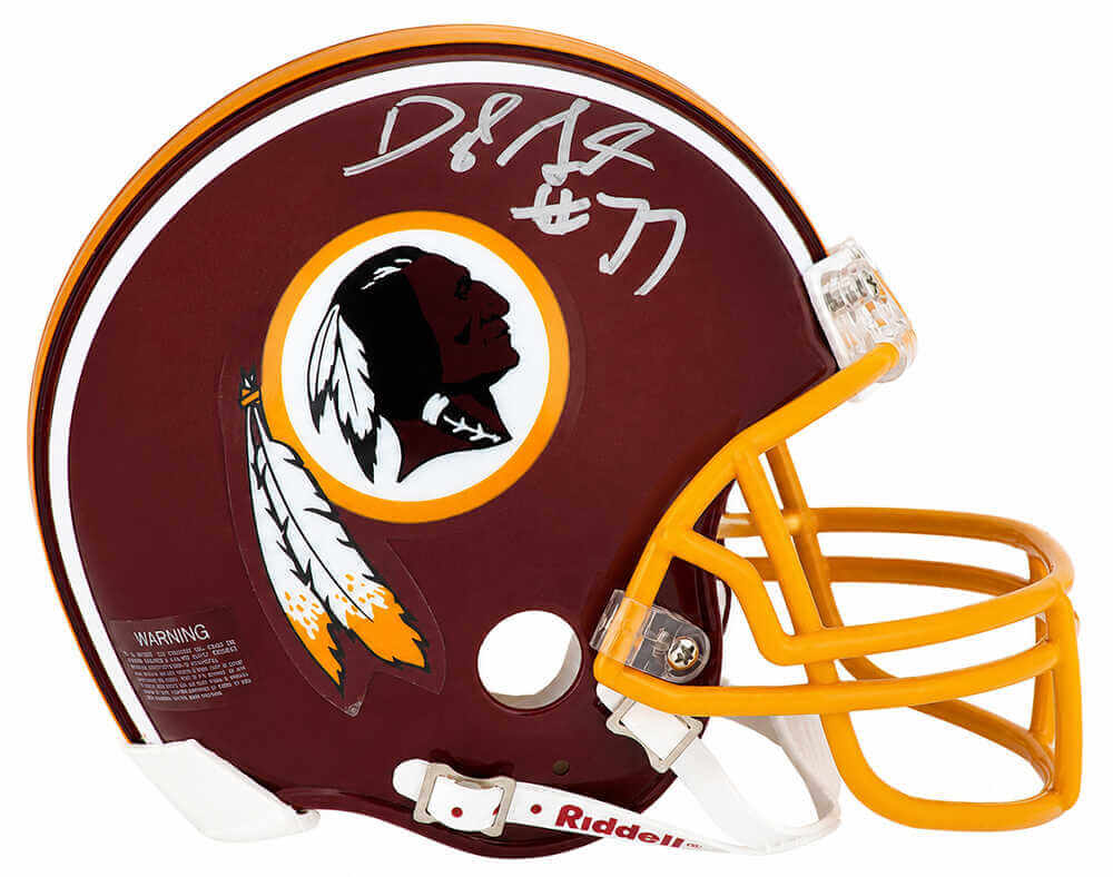 Darryl Grant Signed Washington Throwback Riddell (VSR4) Mini Helmet